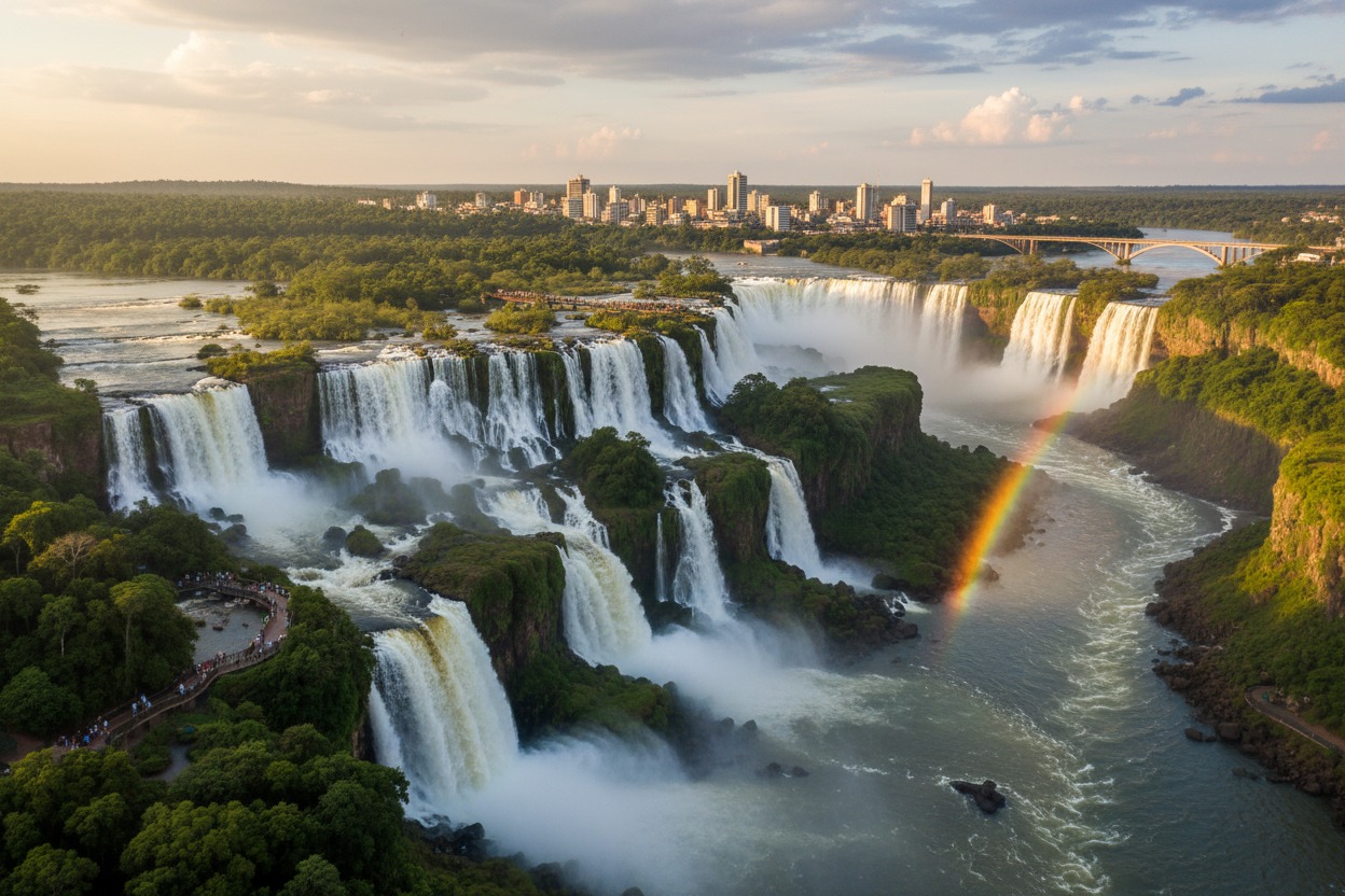 imagens da cataratas e de foz